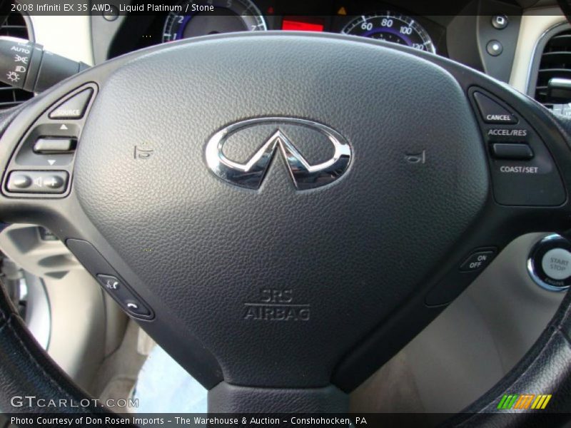 Liquid Platinum / Stone 2008 Infiniti EX 35 AWD