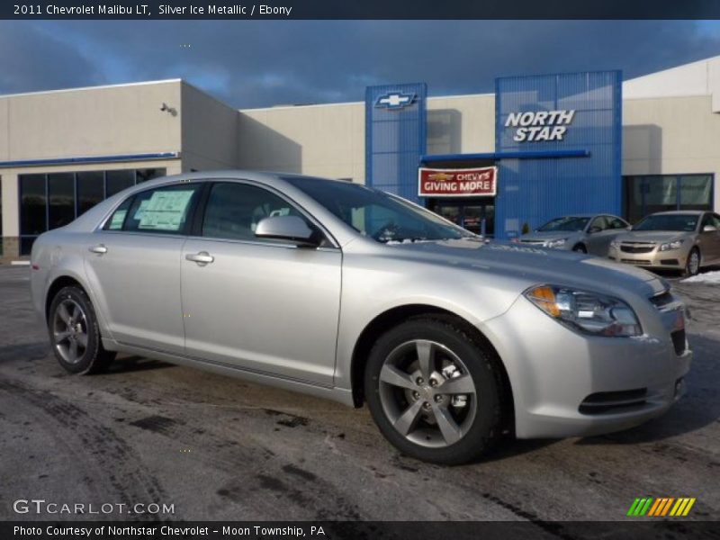 Silver Ice Metallic / Ebony 2011 Chevrolet Malibu LT