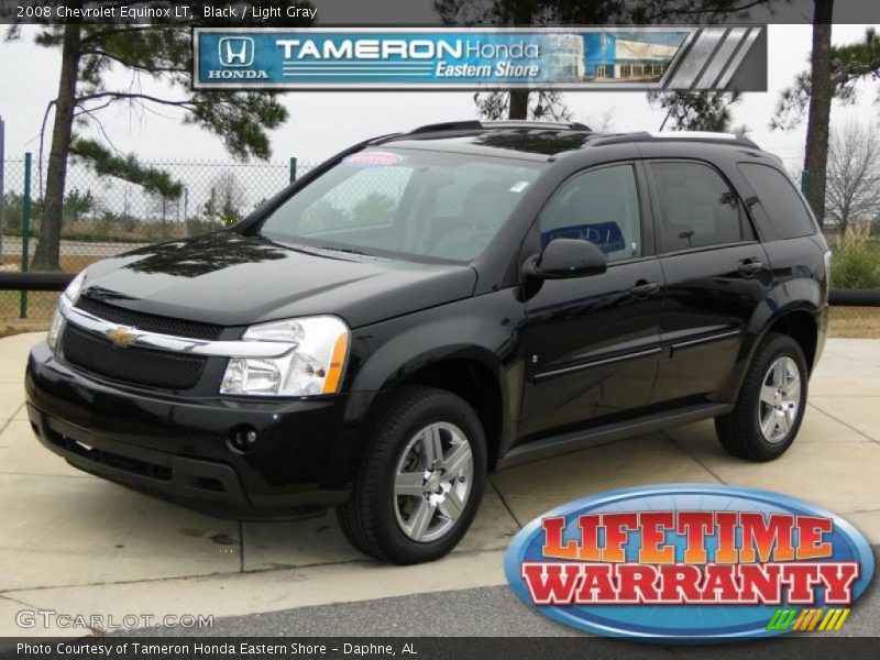 Black / Light Gray 2008 Chevrolet Equinox LT