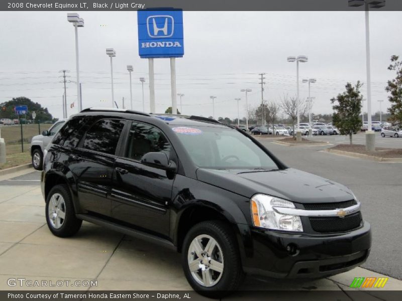 Black / Light Gray 2008 Chevrolet Equinox LT