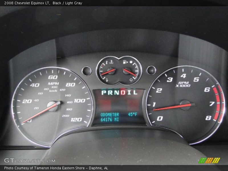 Black / Light Gray 2008 Chevrolet Equinox LT