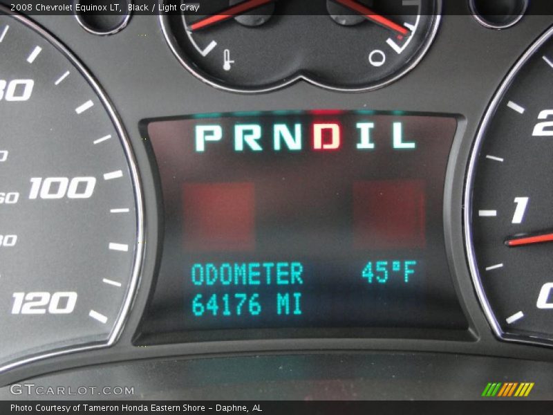 Black / Light Gray 2008 Chevrolet Equinox LT