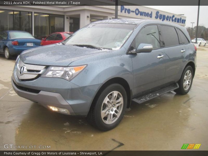Polished Metal Metallic / Taupe 2011 Acura MDX