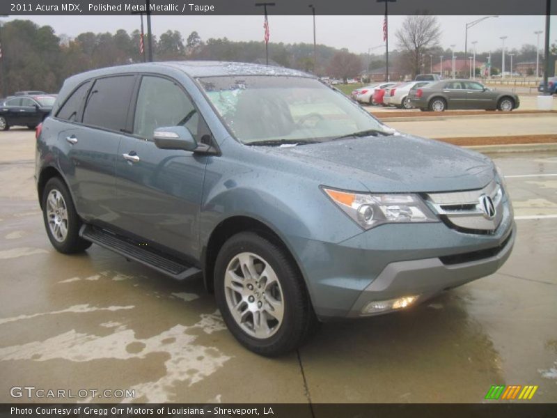 Polished Metal Metallic / Taupe 2011 Acura MDX