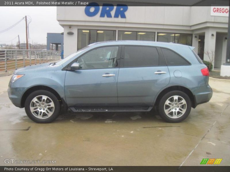 Polished Metal Metallic / Taupe 2011 Acura MDX