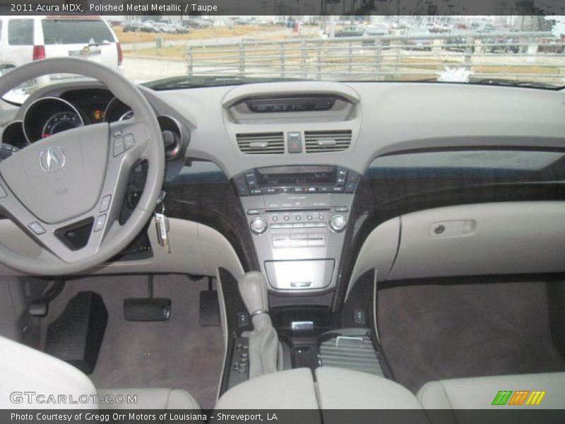 Polished Metal Metallic / Taupe 2011 Acura MDX