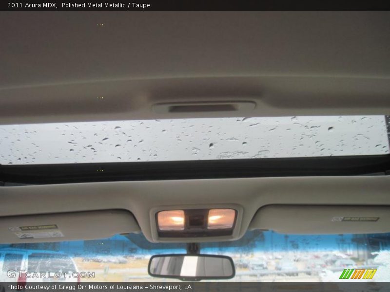 Polished Metal Metallic / Taupe 2011 Acura MDX