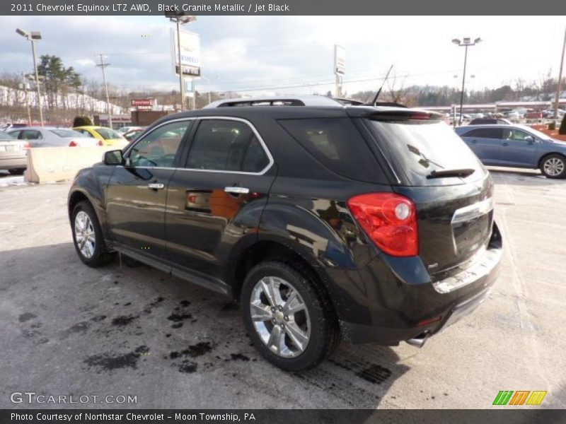 Black Granite Metallic / Jet Black 2011 Chevrolet Equinox LTZ AWD
