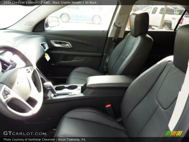 Black Granite Metallic / Jet Black 2011 Chevrolet Equinox LTZ AWD