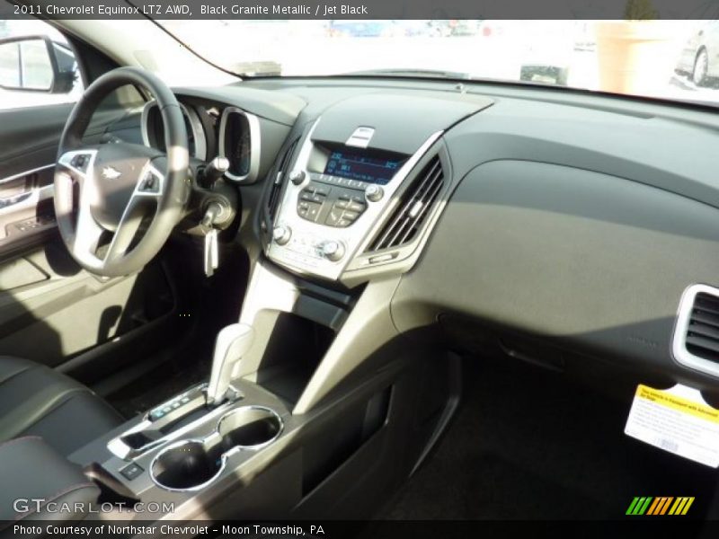 Black Granite Metallic / Jet Black 2011 Chevrolet Equinox LTZ AWD