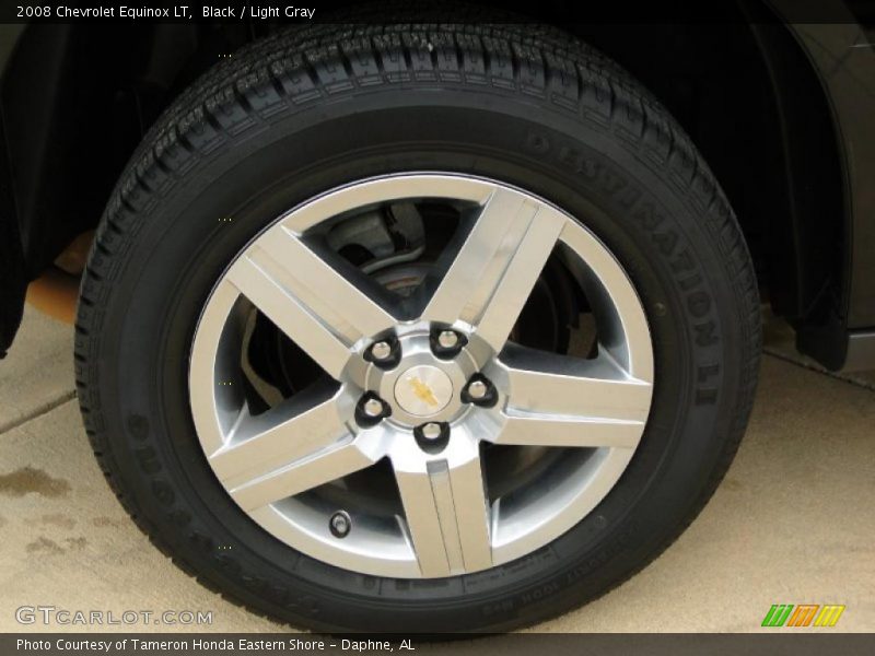 Black / Light Gray 2008 Chevrolet Equinox LT