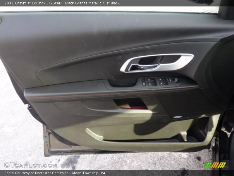 Black Granite Metallic / Jet Black 2011 Chevrolet Equinox LTZ AWD