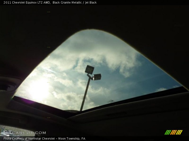Black Granite Metallic / Jet Black 2011 Chevrolet Equinox LTZ AWD