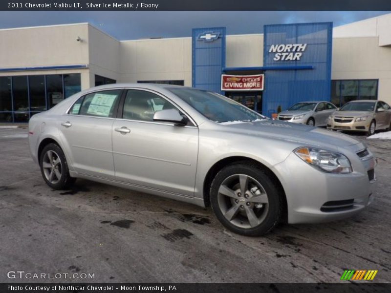 Silver Ice Metallic / Ebony 2011 Chevrolet Malibu LT