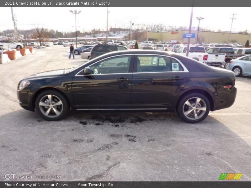 Black Granite Metallic / Ebony 2011 Chevrolet Malibu LT