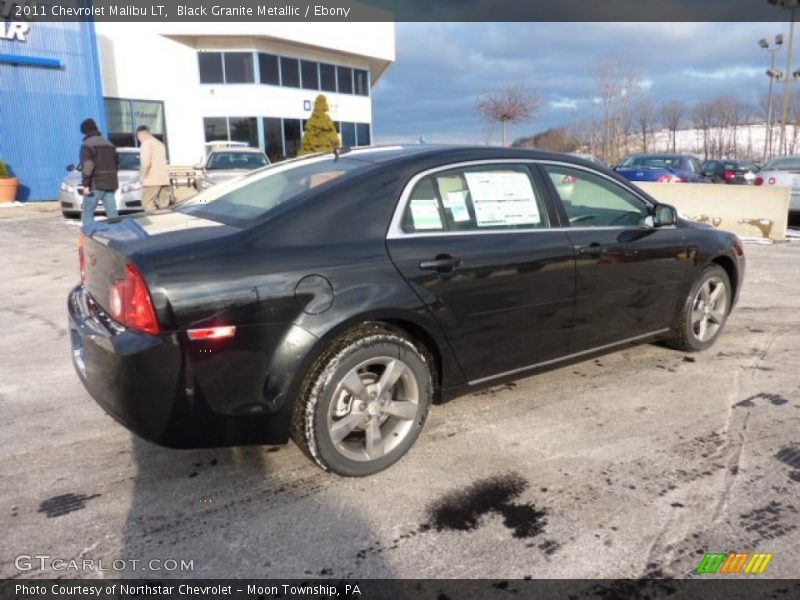 Black Granite Metallic / Ebony 2011 Chevrolet Malibu LT