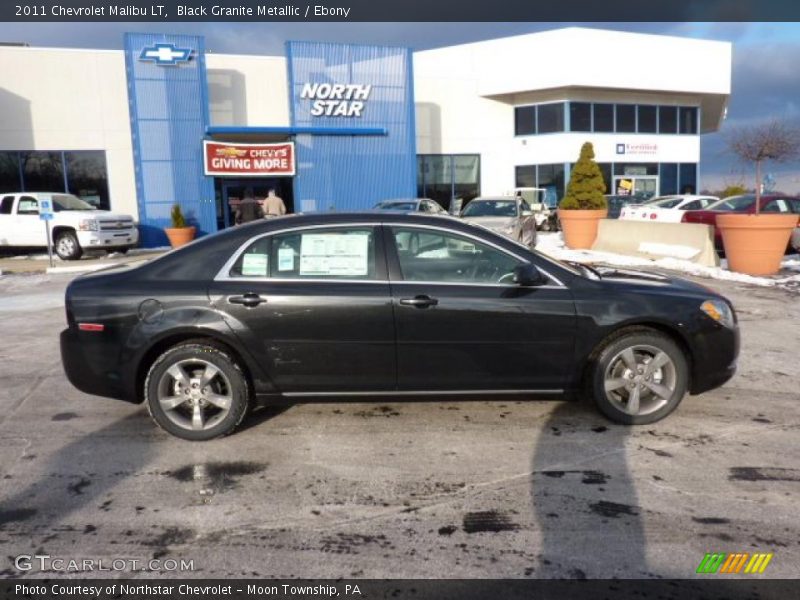 Black Granite Metallic / Ebony 2011 Chevrolet Malibu LT