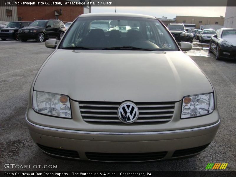 Wheat Beige Metallic / Black 2005 Volkswagen Jetta GL Sedan