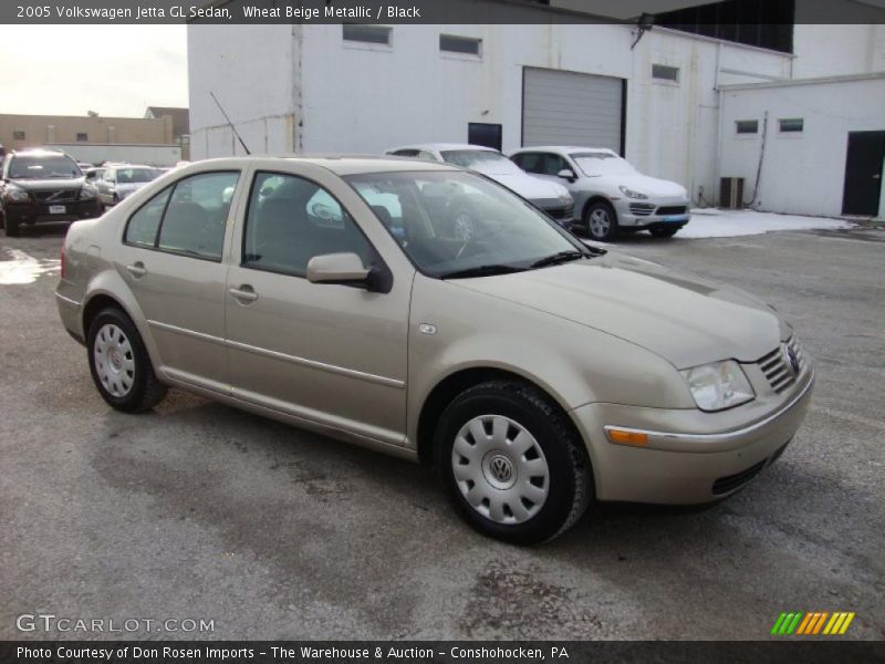 Wheat Beige Metallic / Black 2005 Volkswagen Jetta GL Sedan