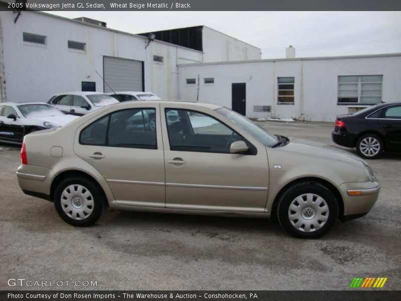 Wheat Beige Metallic / Black 2005 Volkswagen Jetta GL Sedan