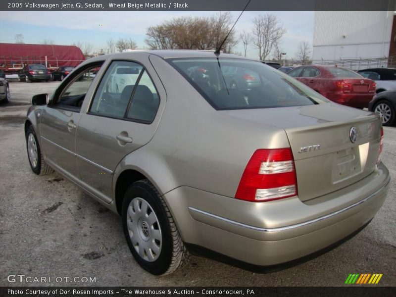 Wheat Beige Metallic / Black 2005 Volkswagen Jetta GL Sedan