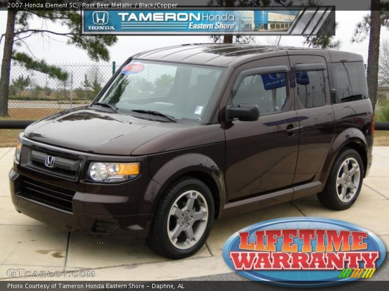 Root Beer Metallic / Black/Copper 2007 Honda Element SC