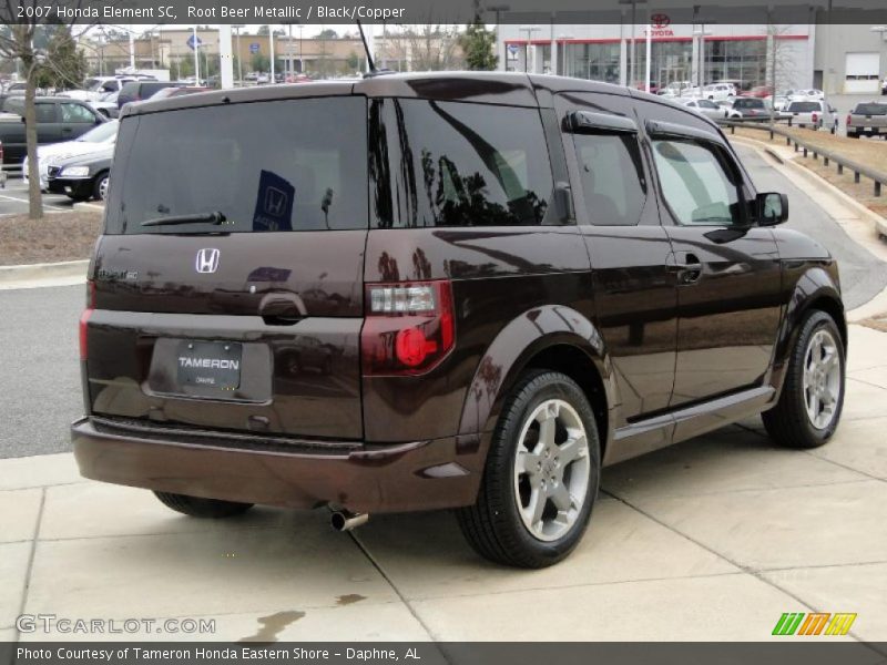 Root Beer Metallic / Black/Copper 2007 Honda Element SC
