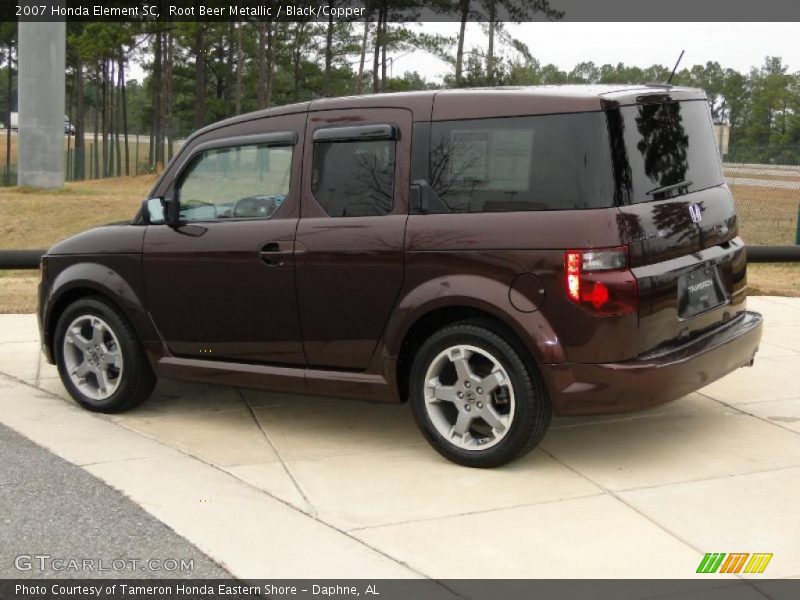 Root Beer Metallic / Black/Copper 2007 Honda Element SC