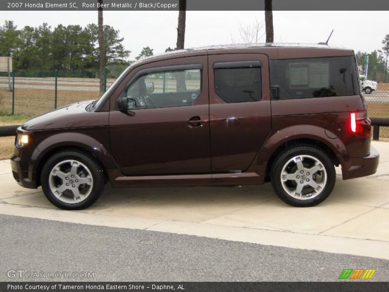 Root Beer Metallic / Black/Copper 2007 Honda Element SC