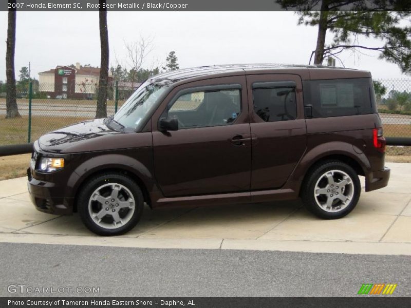 Root Beer Metallic / Black/Copper 2007 Honda Element SC