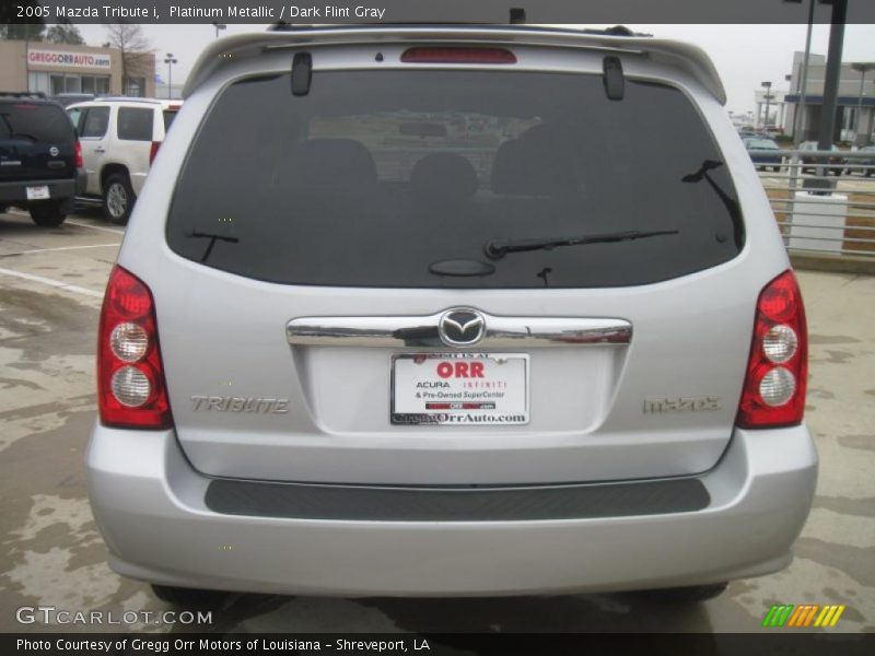 Platinum Metallic / Dark Flint Gray 2005 Mazda Tribute i