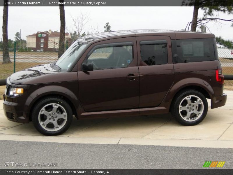 Root Beer Metallic / Black/Copper 2007 Honda Element SC