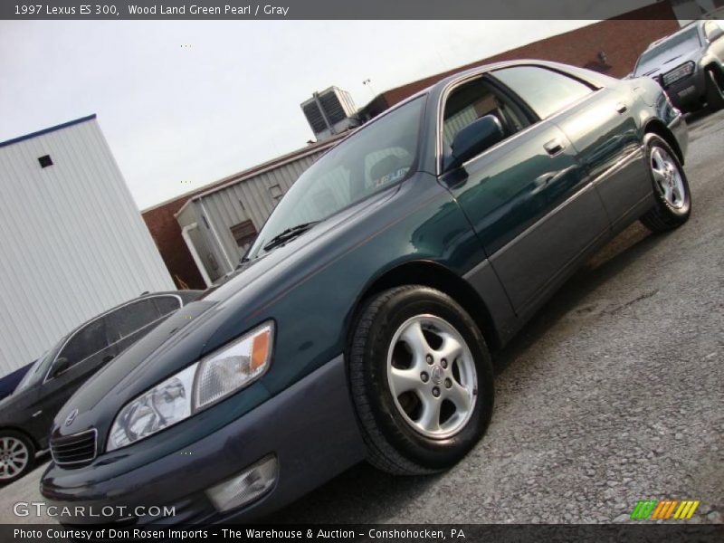 Wood Land Green Pearl / Gray 1997 Lexus ES 300