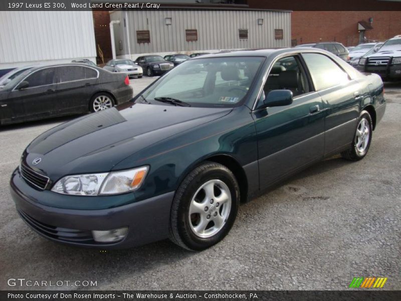 Wood Land Green Pearl / Gray 1997 Lexus ES 300