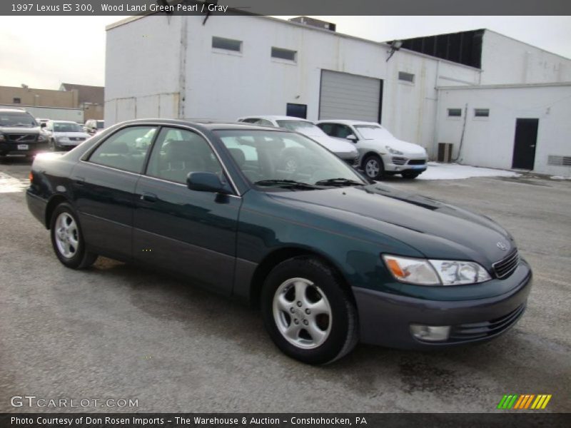 Wood Land Green Pearl / Gray 1997 Lexus ES 300