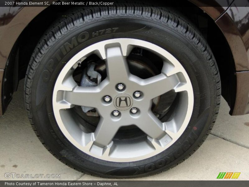 Root Beer Metallic / Black/Copper 2007 Honda Element SC