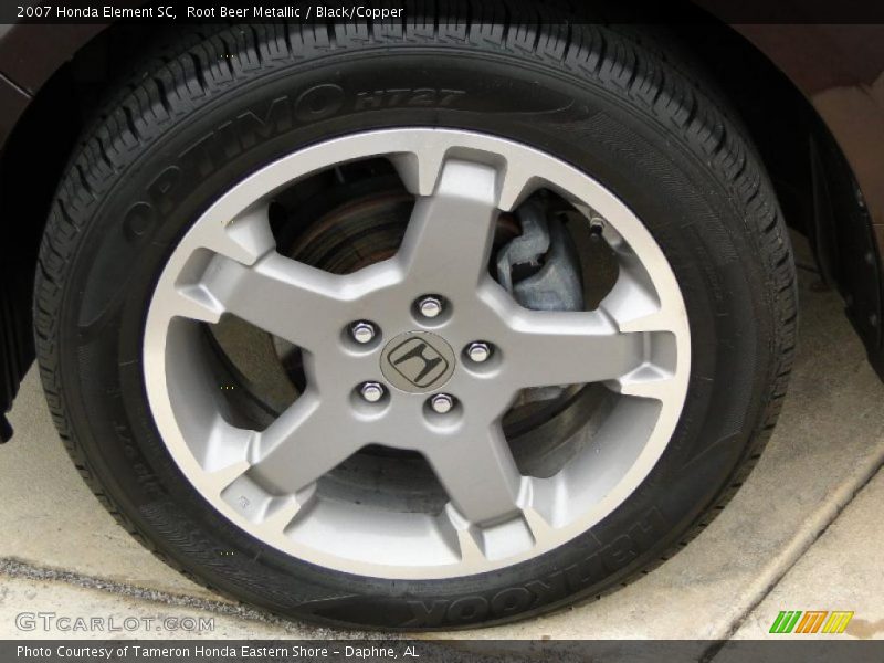 Root Beer Metallic / Black/Copper 2007 Honda Element SC