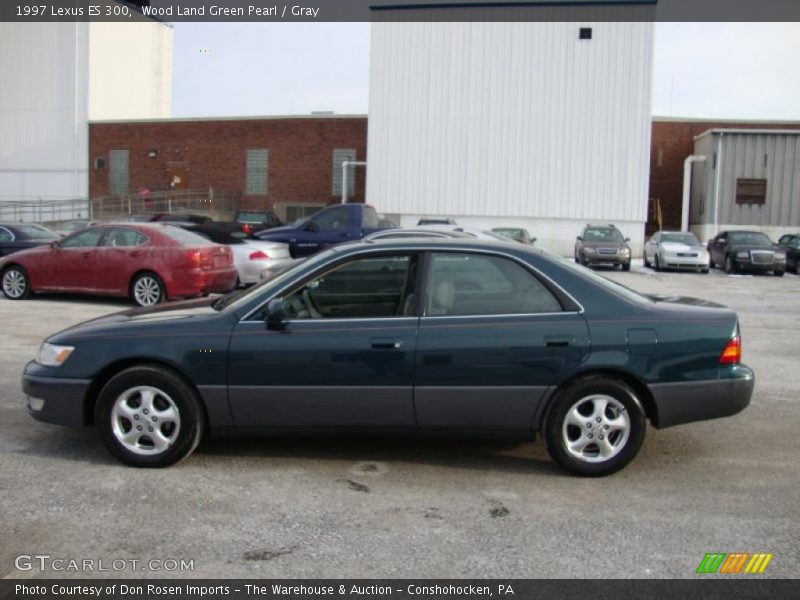 Wood Land Green Pearl / Gray 1997 Lexus ES 300
