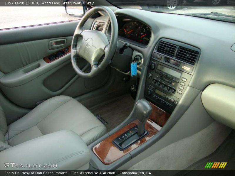Wood Land Green Pearl / Gray 1997 Lexus ES 300