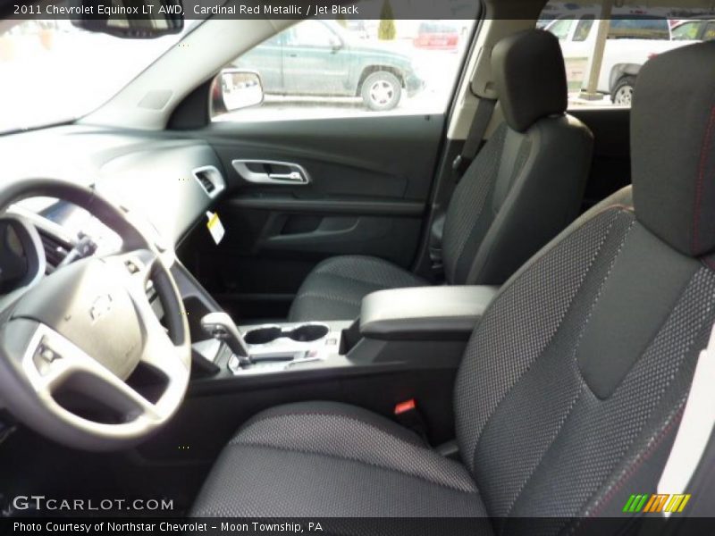 Cardinal Red Metallic / Jet Black 2011 Chevrolet Equinox LT AWD