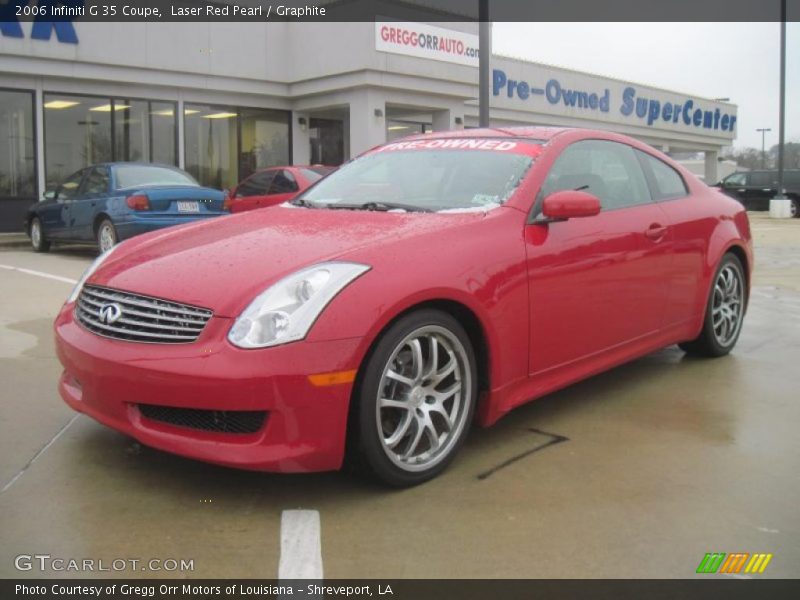 Laser Red Pearl / Graphite 2006 Infiniti G 35 Coupe