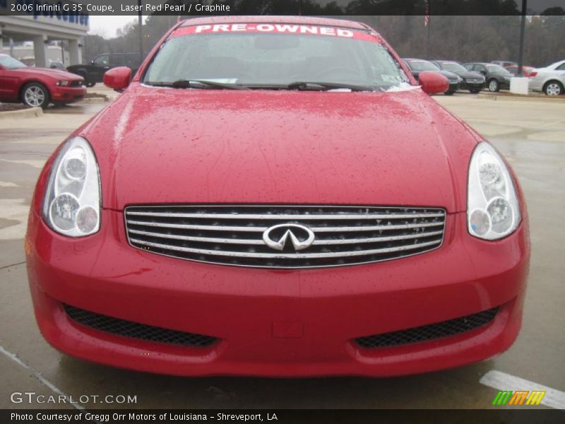 Laser Red Pearl / Graphite 2006 Infiniti G 35 Coupe