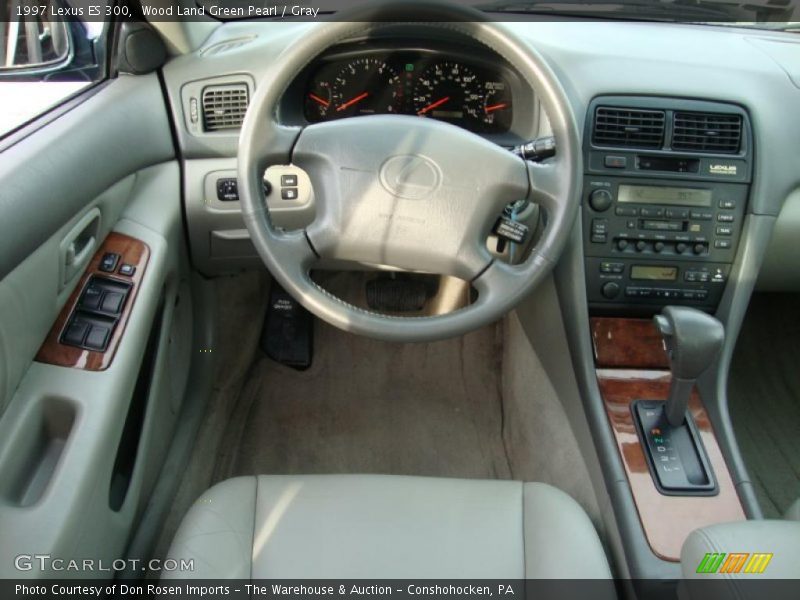 Wood Land Green Pearl / Gray 1997 Lexus ES 300