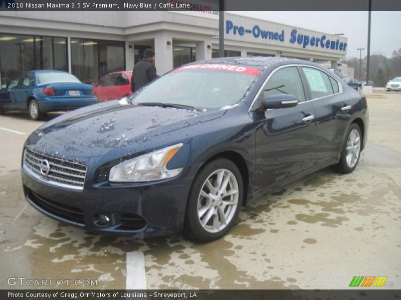 Navy Blue / Caffe Latte 2010 Nissan Maxima 3.5 SV Premium