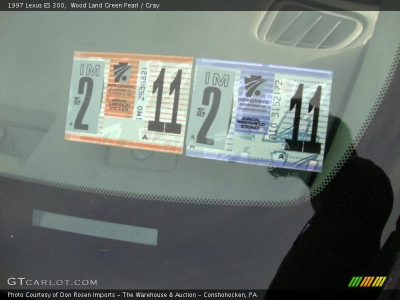 Wood Land Green Pearl / Gray 1997 Lexus ES 300