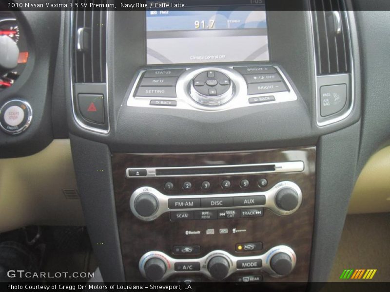 Navy Blue / Caffe Latte 2010 Nissan Maxima 3.5 SV Premium