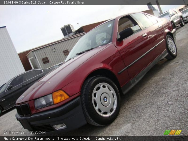 Calypso Red Pearl / Beige 1994 BMW 3 Series 318i Sedan