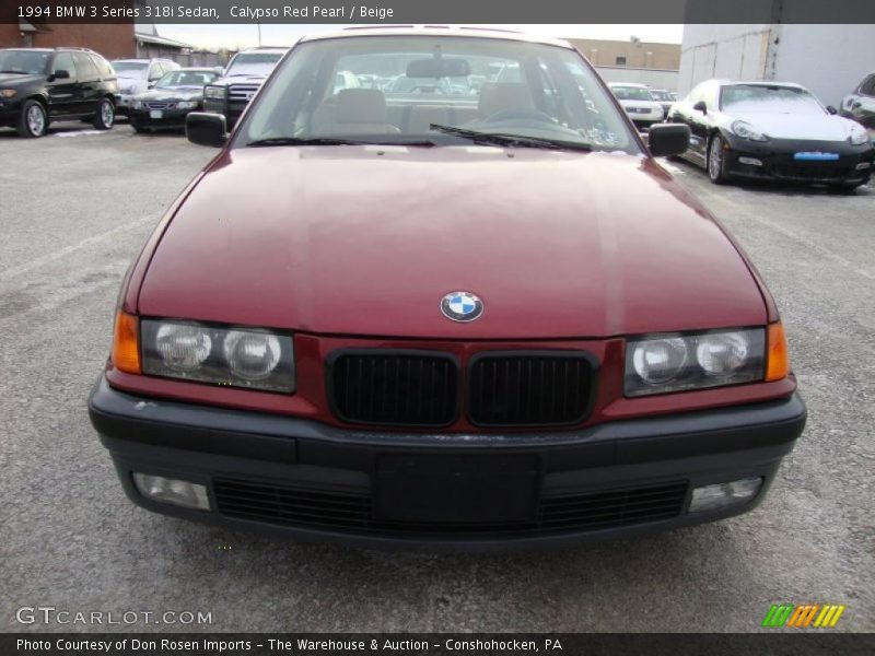 Calypso Red Pearl / Beige 1994 BMW 3 Series 318i Sedan