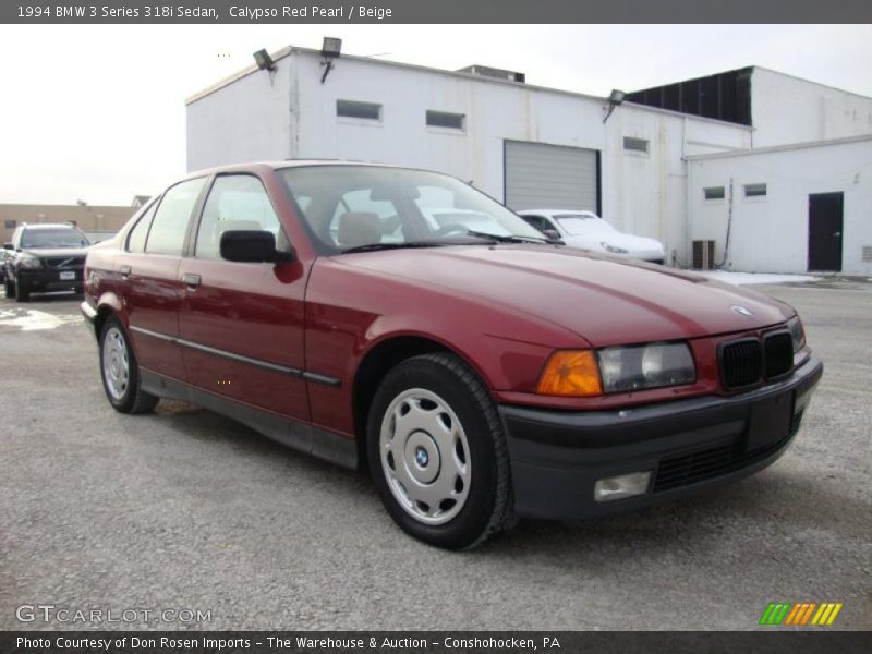 Calypso Red Pearl / Beige 1994 BMW 3 Series 318i Sedan
