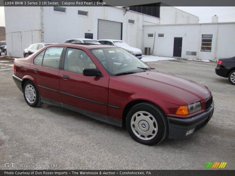 Calypso Red Pearl / Beige 1994 BMW 3 Series 318i Sedan